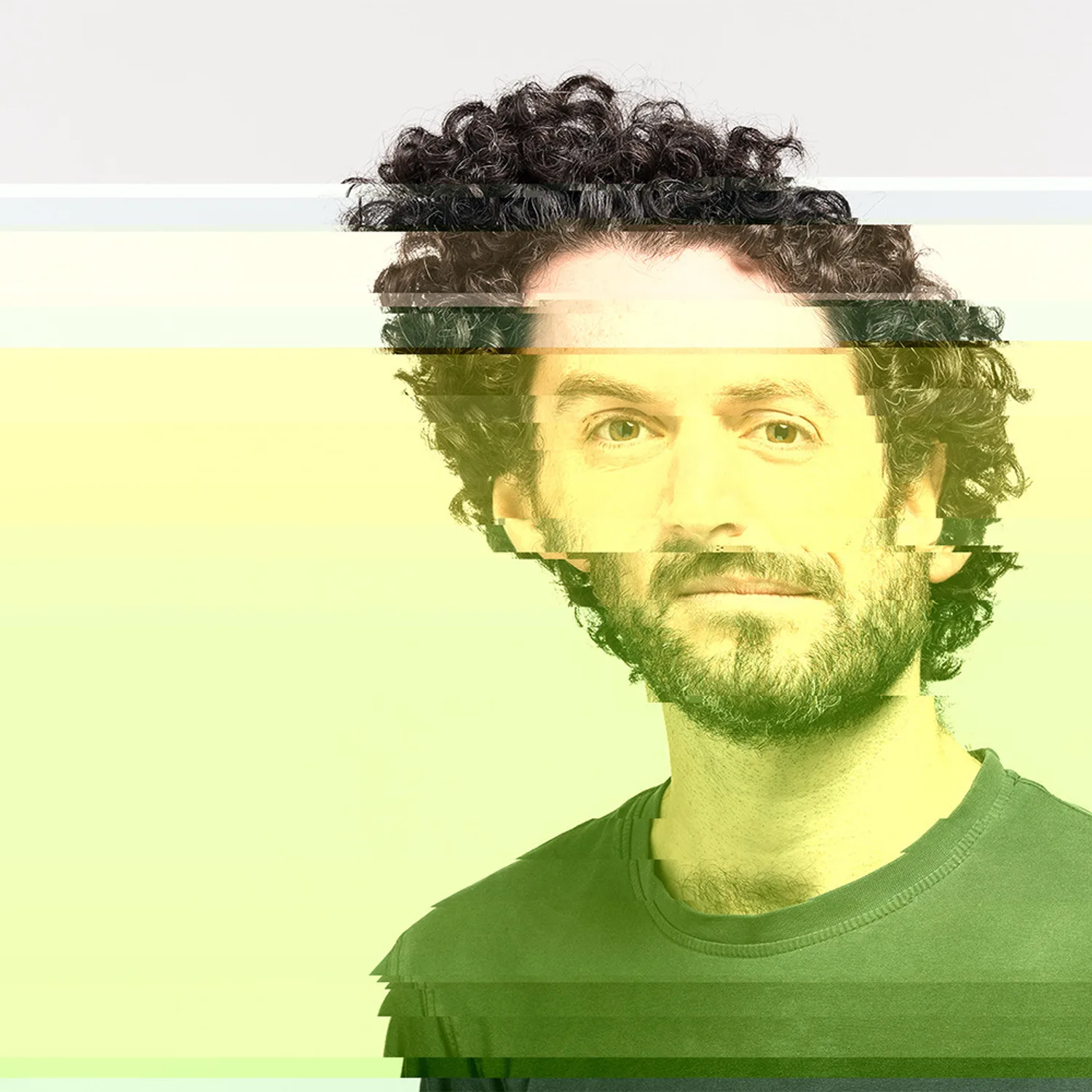 Ted davis glitched portrait landscape kl