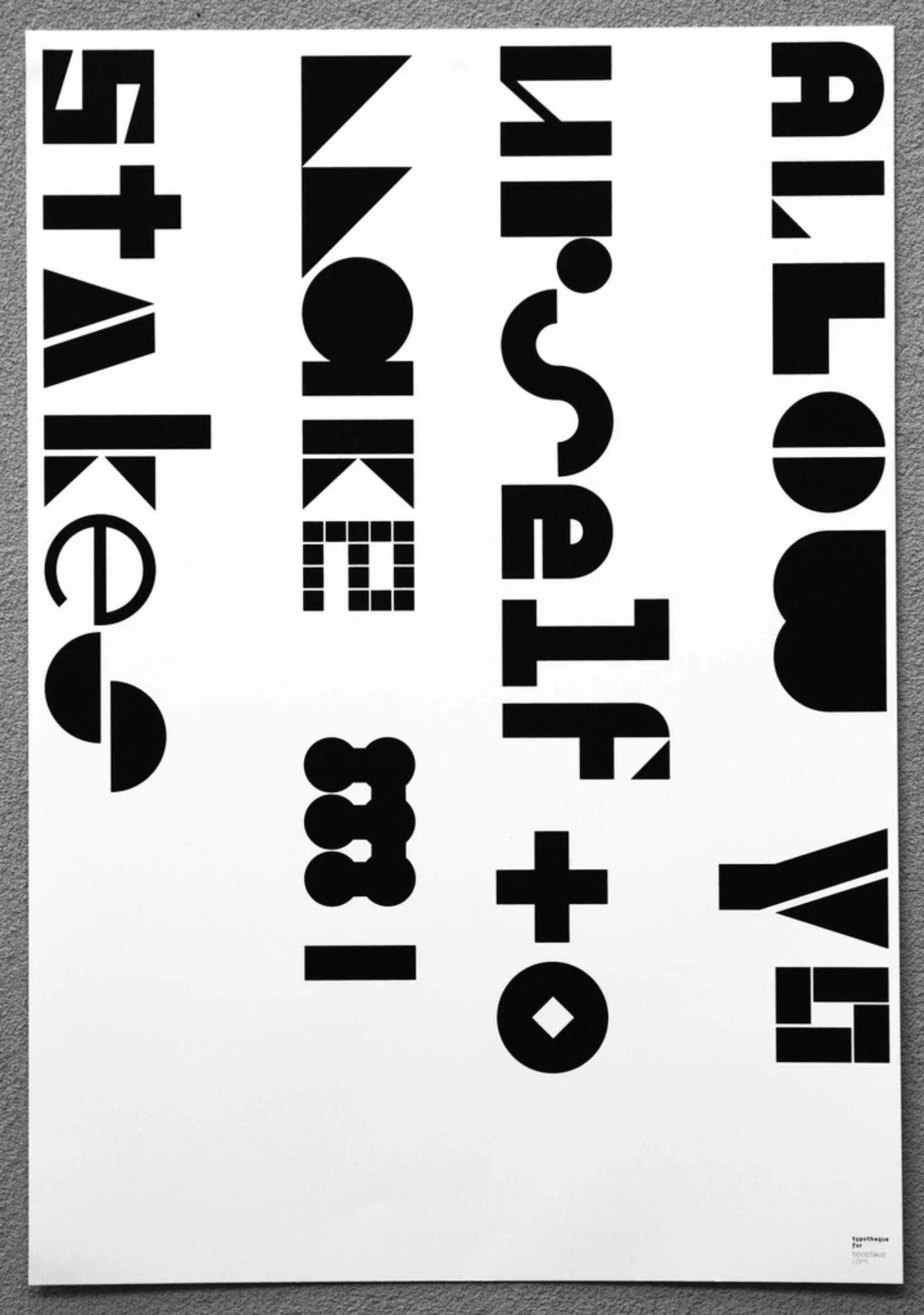 Peter Bilak Allow Yourself to Make Mistakes 2010